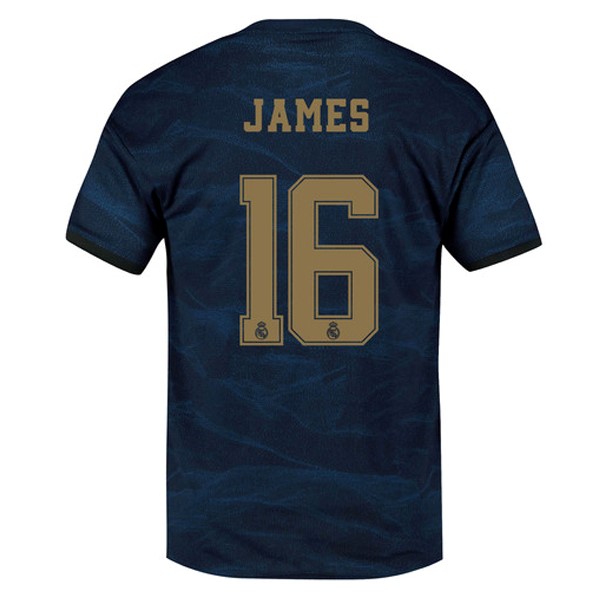 Trikot Real Madrid NO.16 James Auswarts 2019-20 Blau Fussballtrikots Günstig